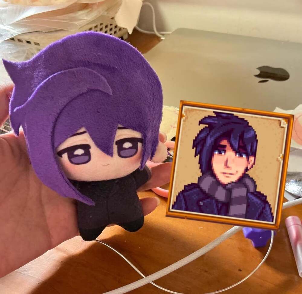 Stardew Valley 10Cm Plush,Stardew Valley Sebastian,Sam,Shane,Alex,Elliott,Abigai